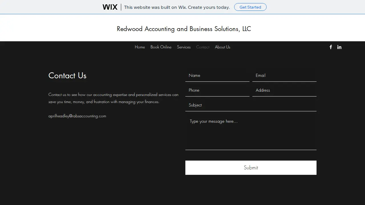 Redwood Accounting & Business Solutions LLC page
