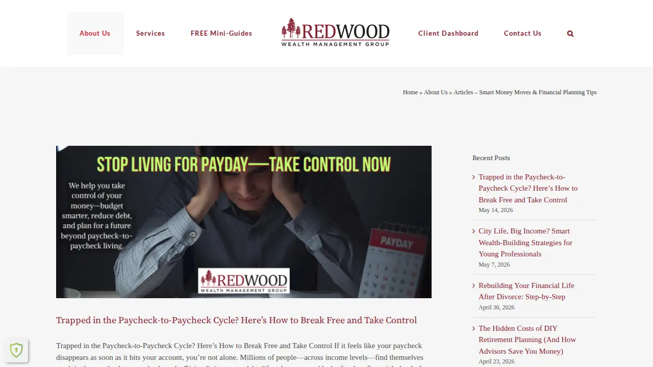 Redwood Wealth Management Group page