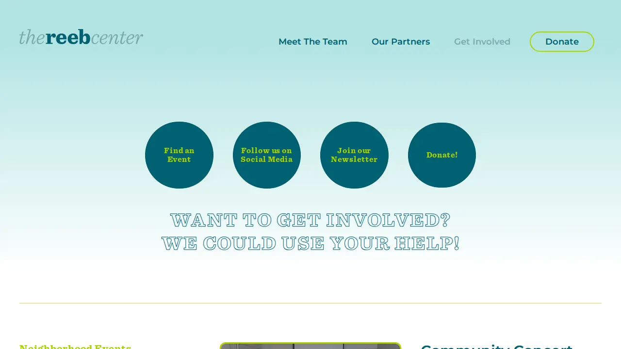 The Reeb Center page