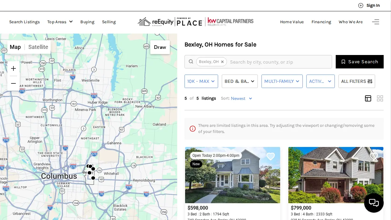 reEquity Group at Keller Williams Capital Partners page