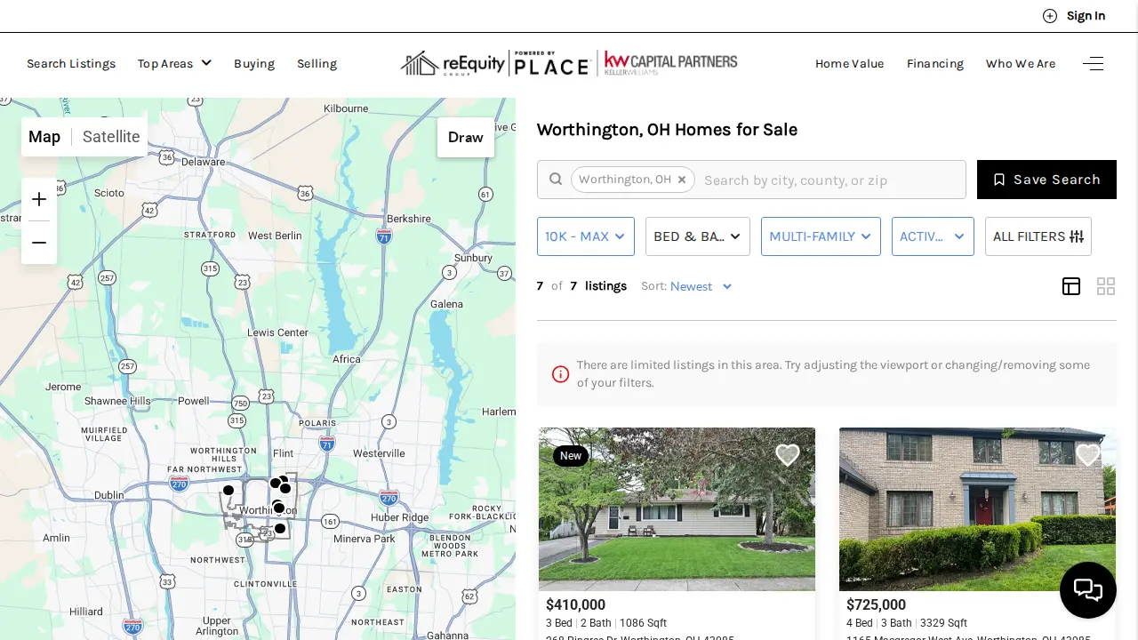 reEquity Group at Keller Williams Capital Partners page