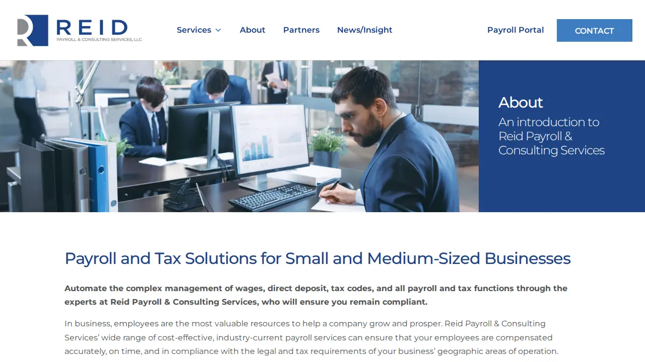 Reid Payroll & Consulting Services, LLC page