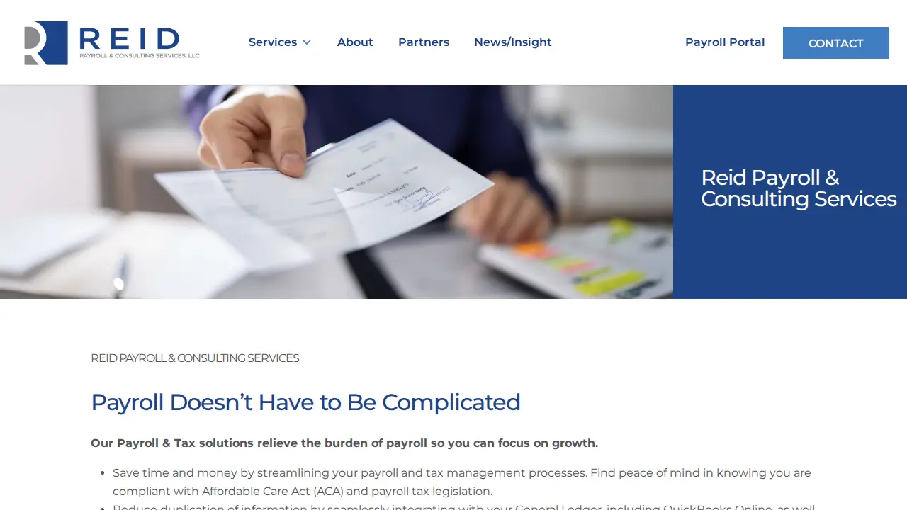 Reid Payroll & Consulting Services, LLC page