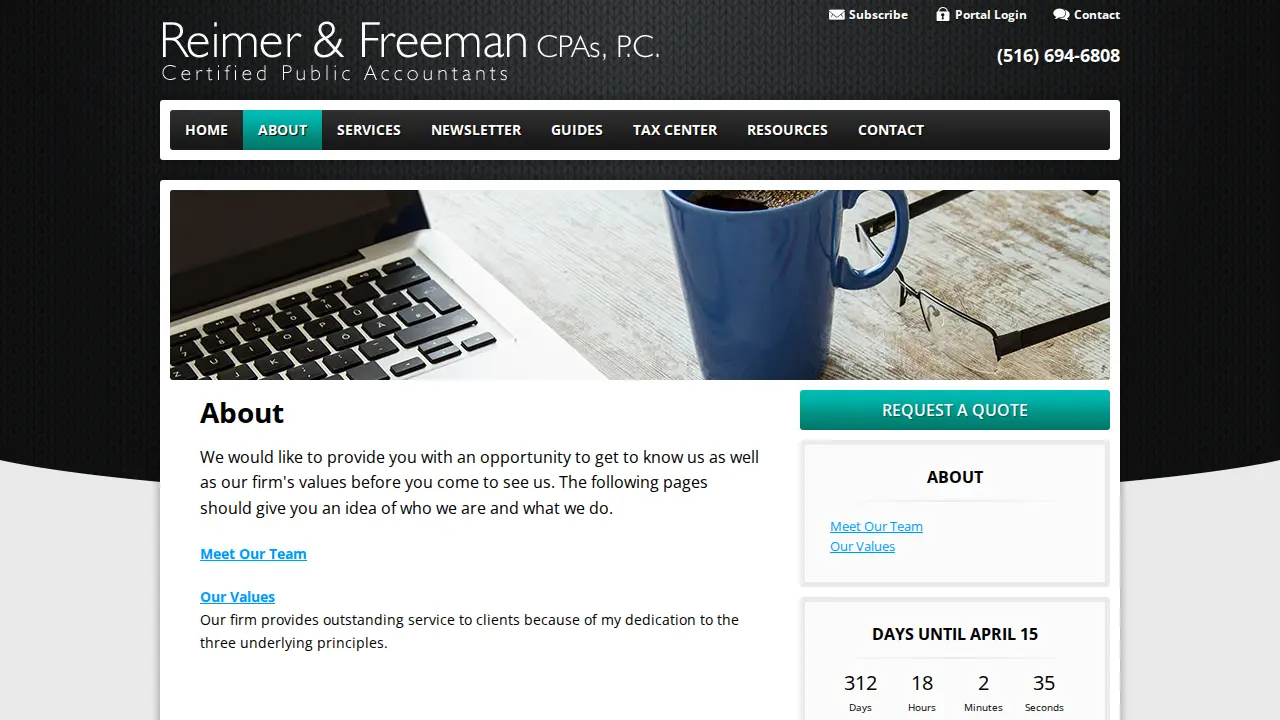 Reimer & Freeman CPAs, P.C. page
