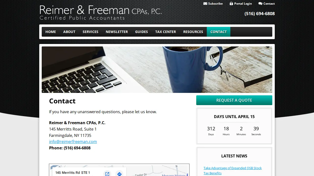 Reimer & Freeman CPAs, P.C. page