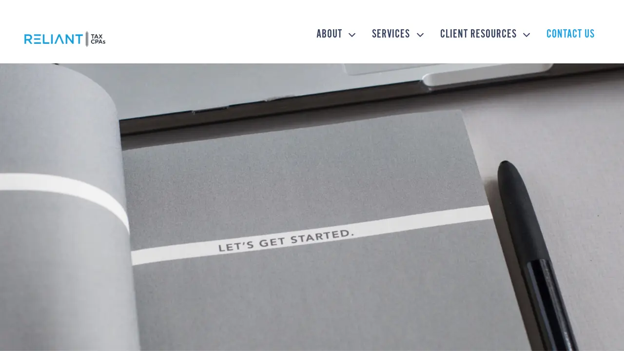 Reliant Tax CPAs page