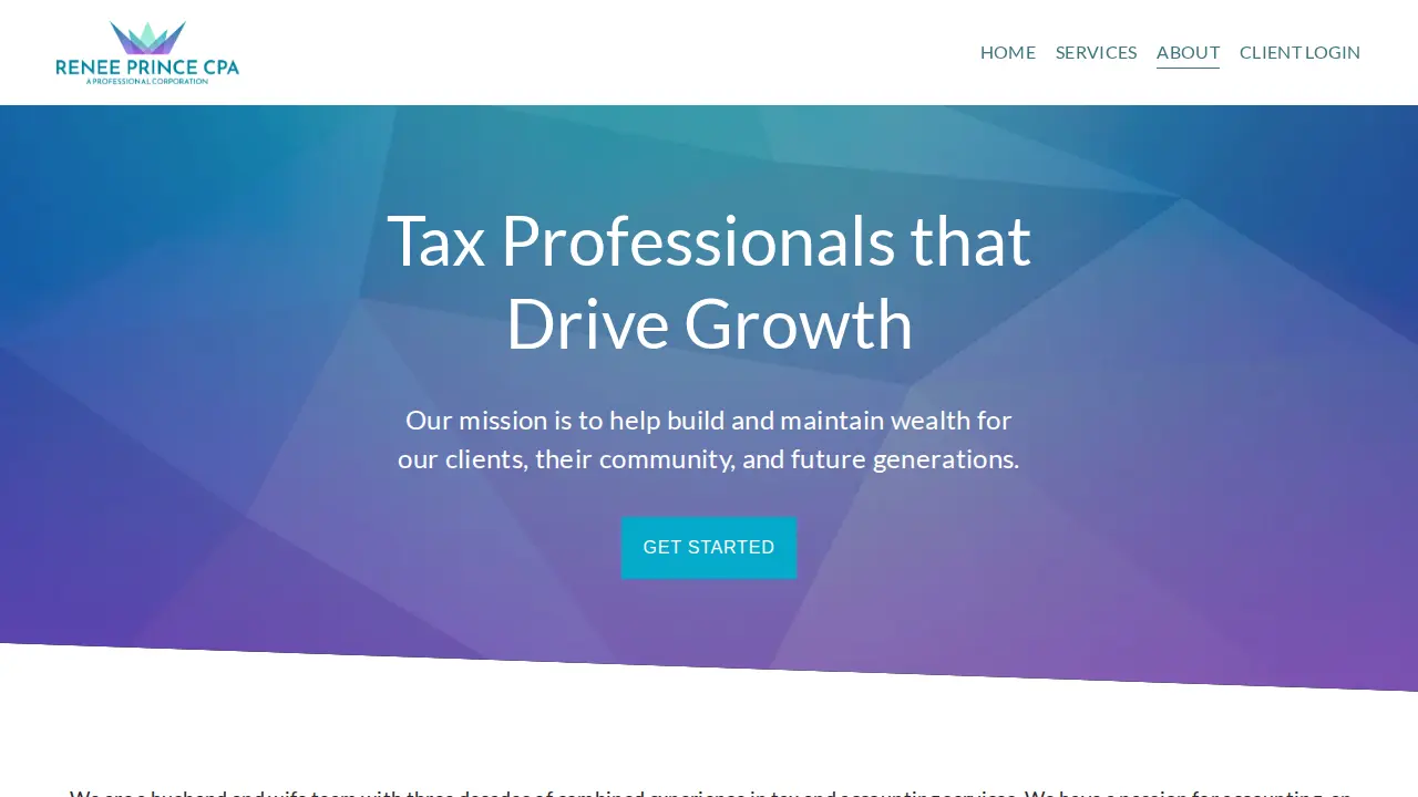 Renee Prince, CPA, PC page