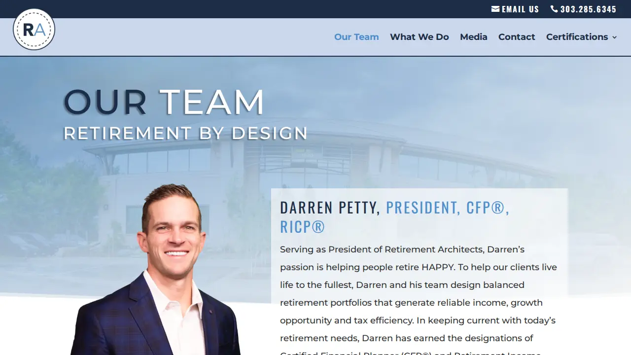 Retirement Architects LLC page