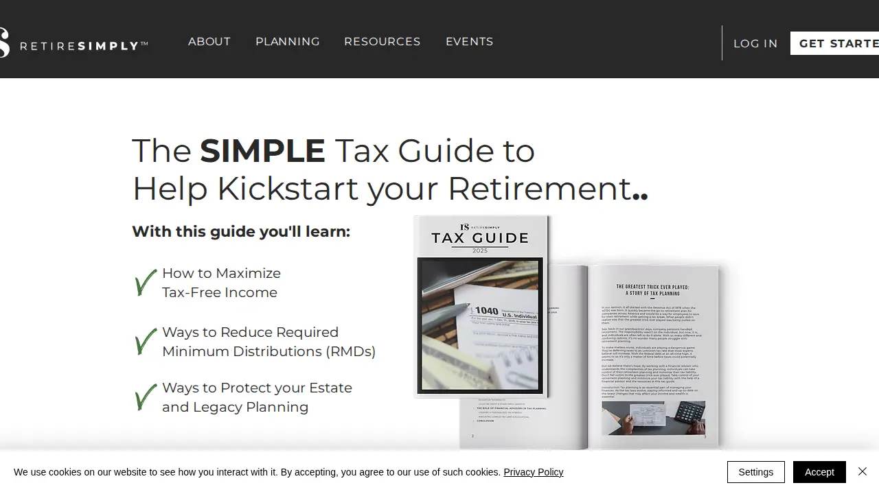 RetireSimply page