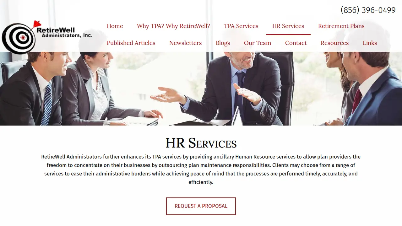 RetireWell Administrators, Inc. page