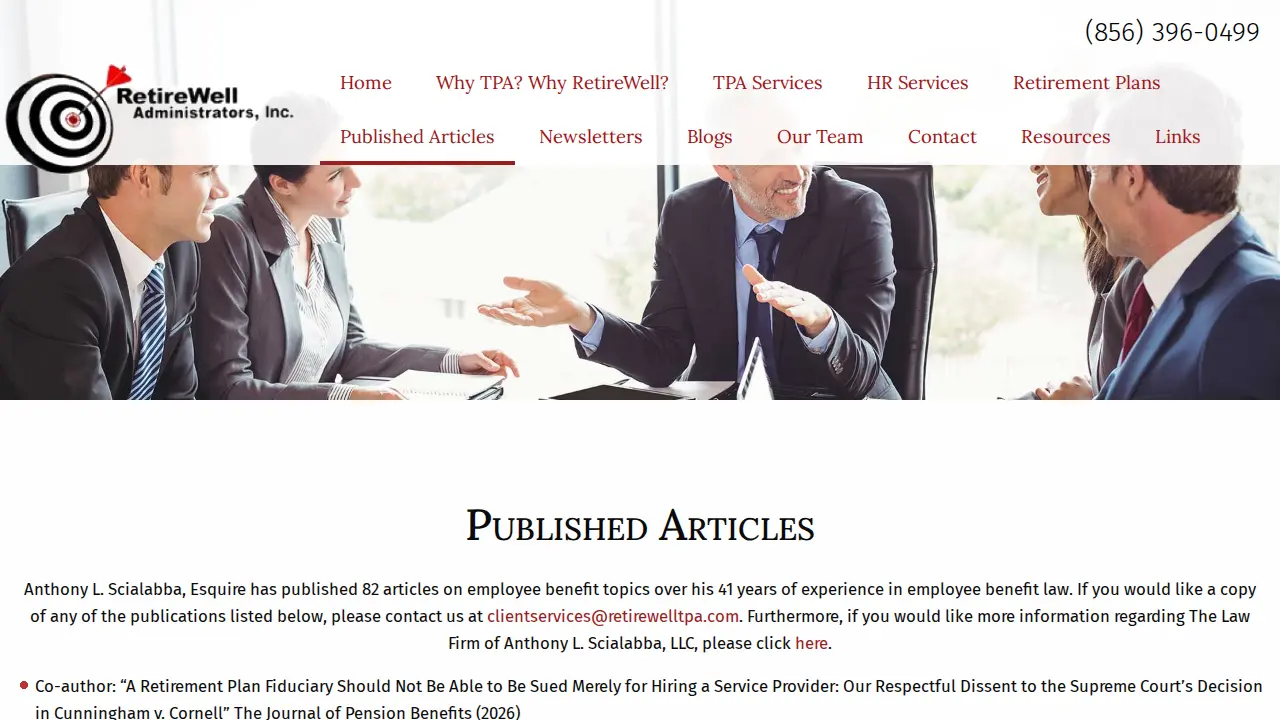 RetireWell Administrators, Inc. page
