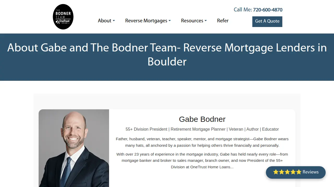 Gabe Bodner, NMLS #235374 page