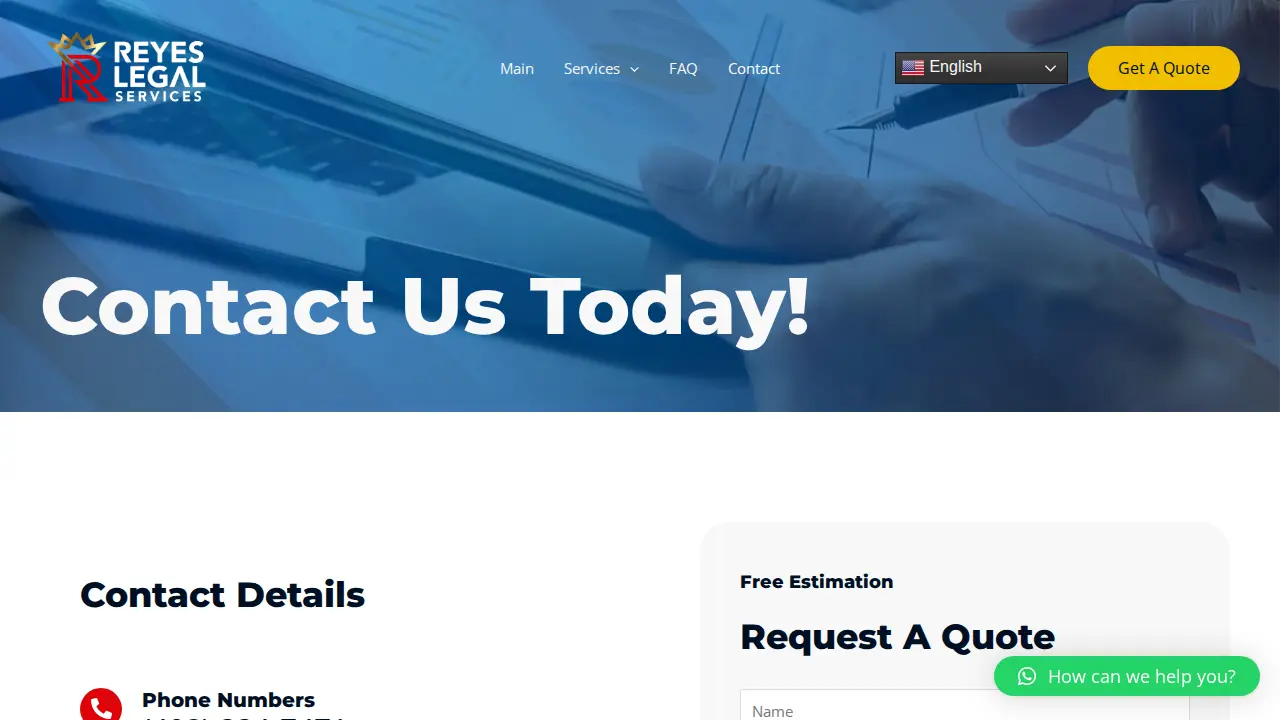 Toro Taxes & Reyes Legal Services of San Jose page