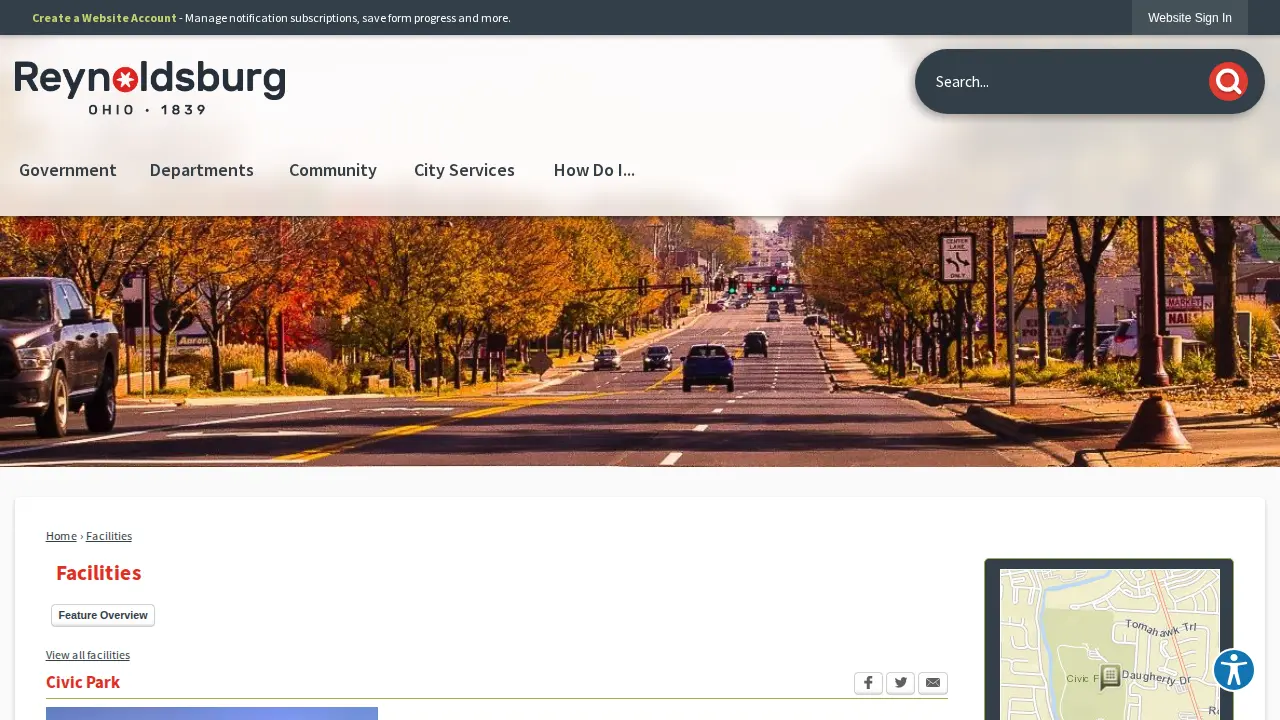Civic Park website