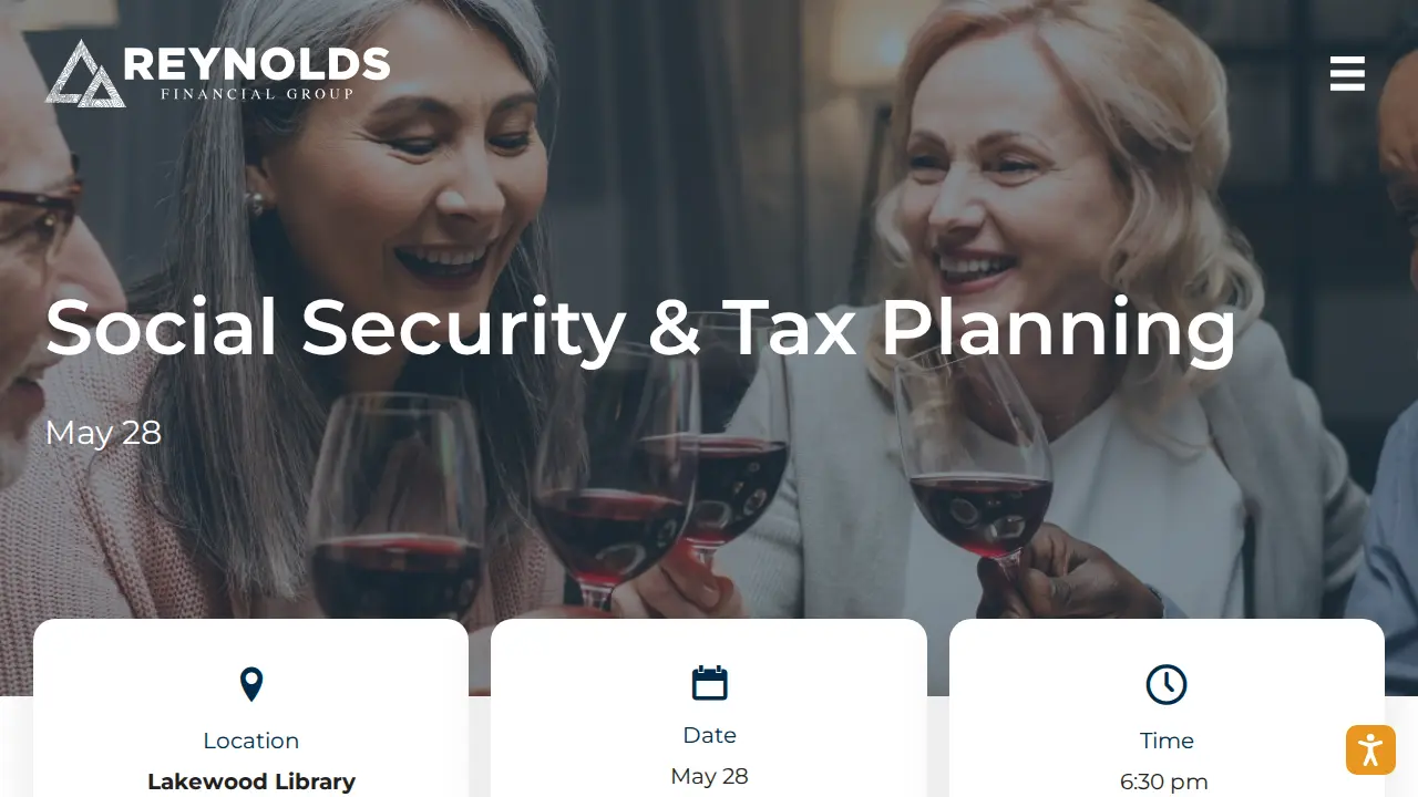 Reynolds Financial Group page