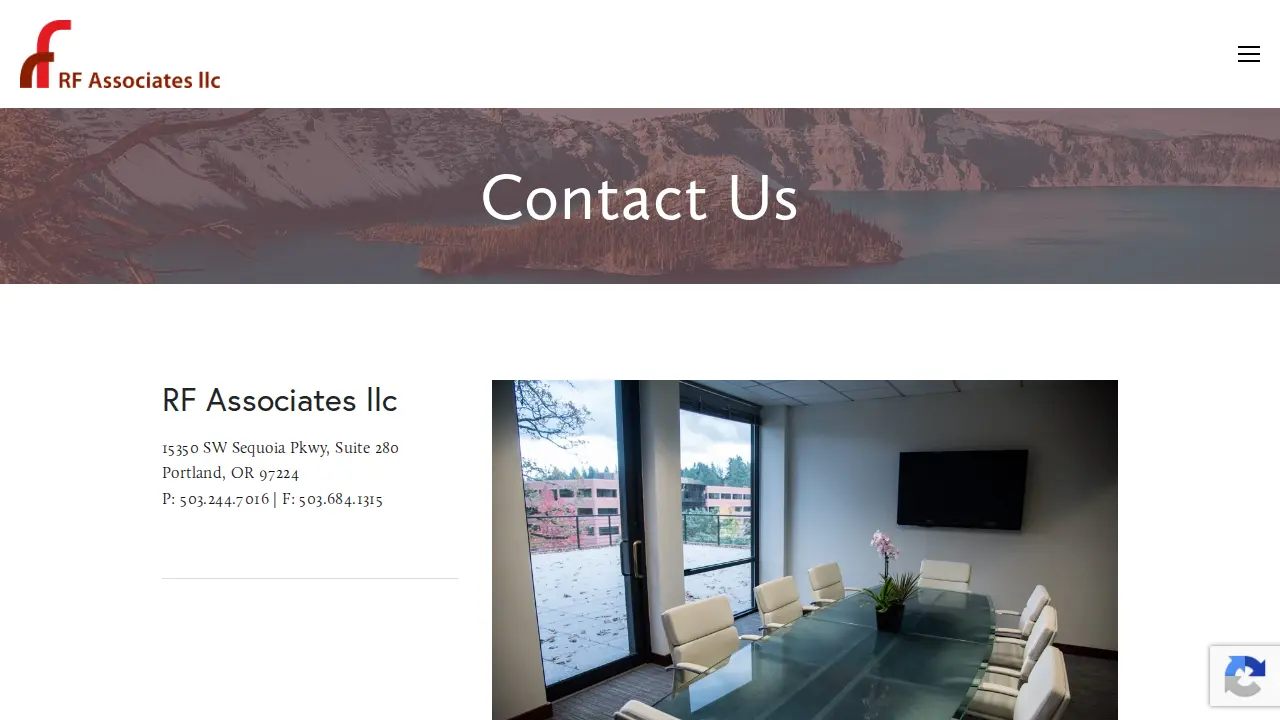 RF Associates page