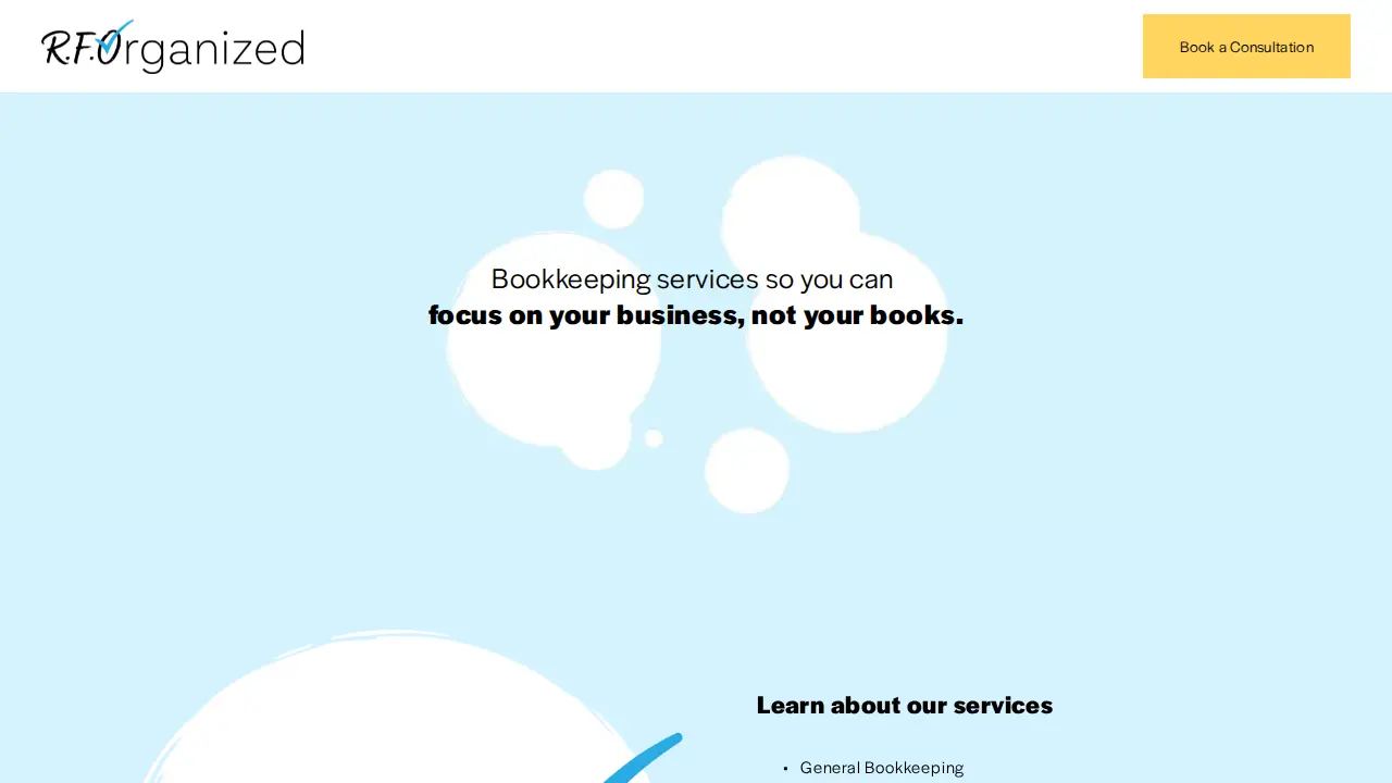 R.F. Organized website