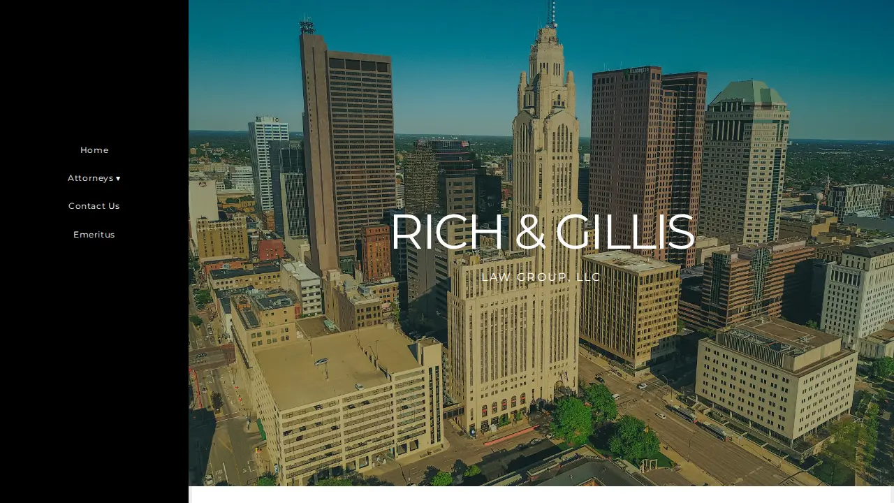 Rich & Gillis Law Group, LLC website