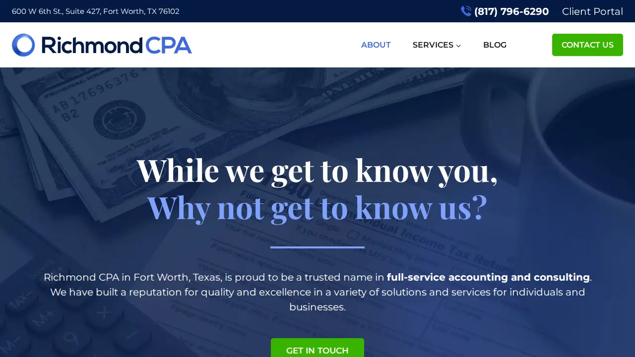 Richmond CPA page