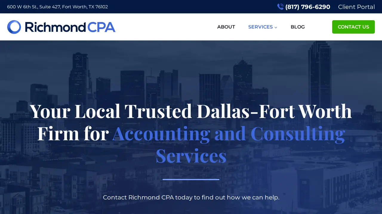 Richmond CPA page