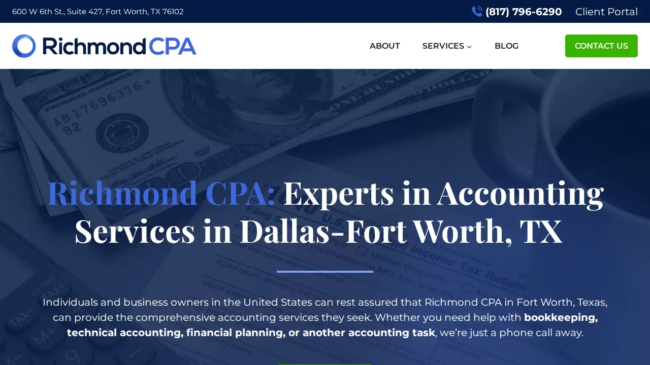 Richmond CPA page