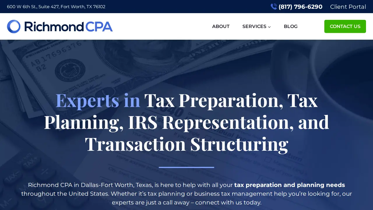 Richmond CPA page