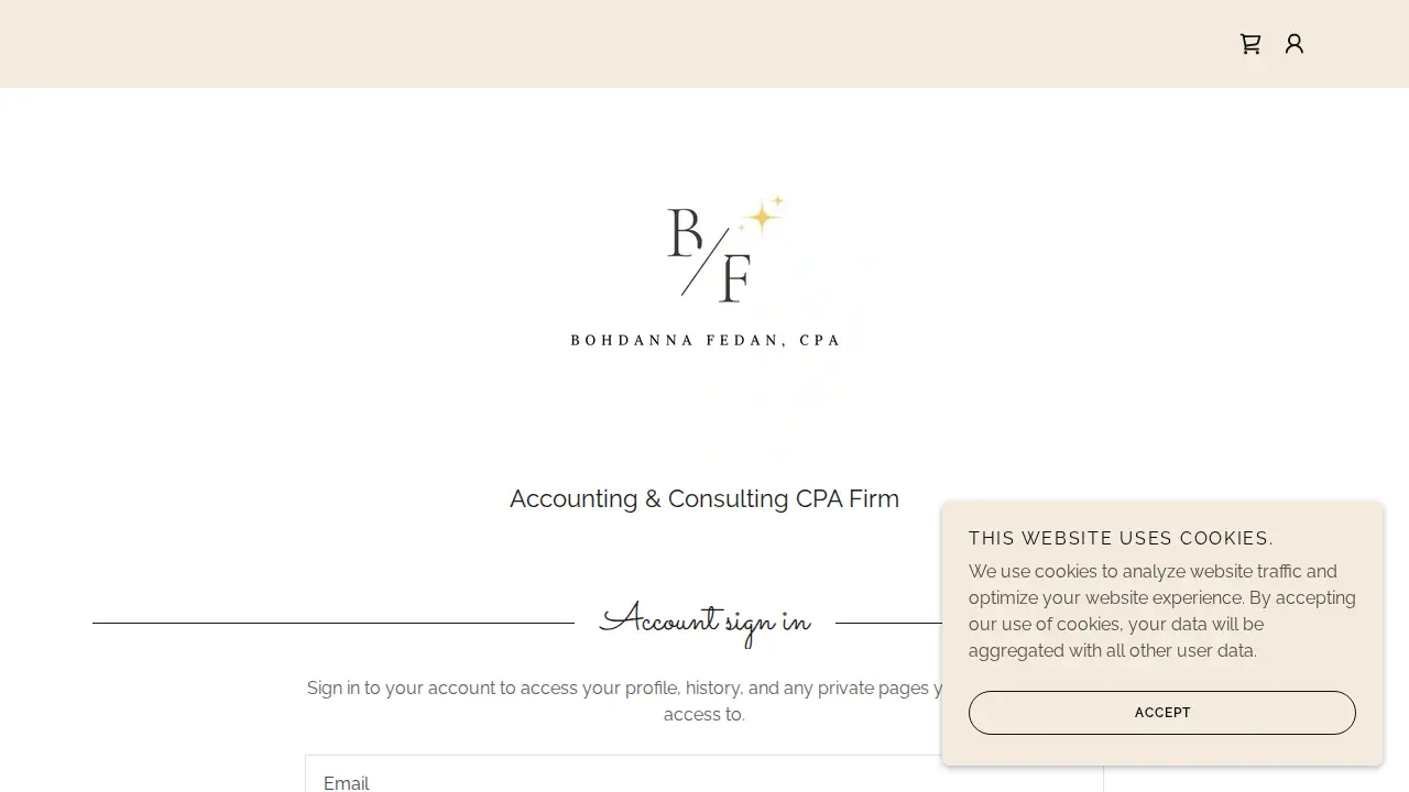 Bohdanna Fedan, CPA, LLC page