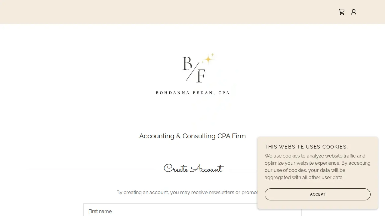 Bohdanna Fedan, CPA, LLC page