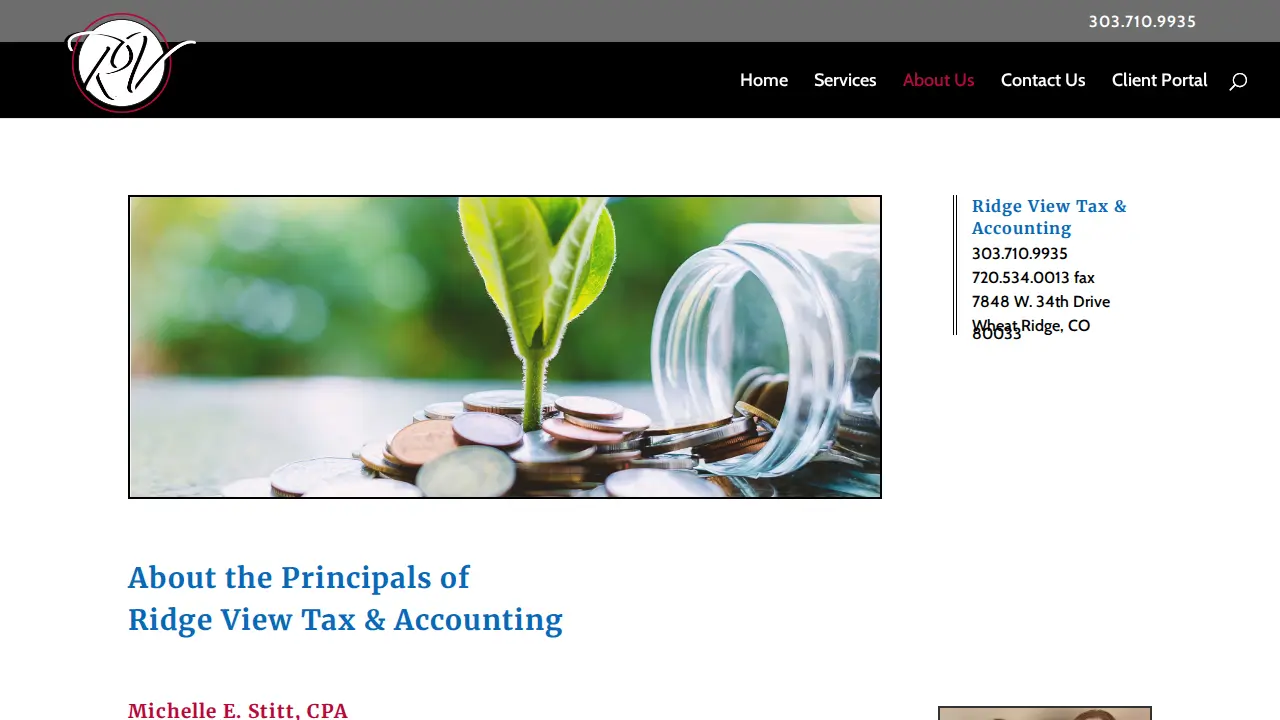 Ridge View Tax & Accounting page