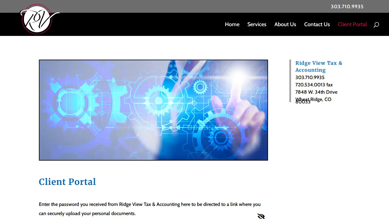 Ridge View Tax & Accounting page