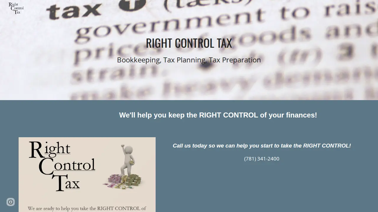 Right Control Tax page
