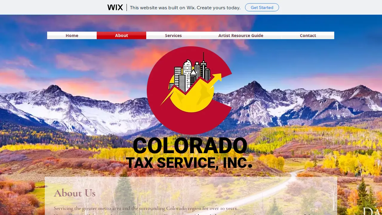 Colorado Tax Service page
