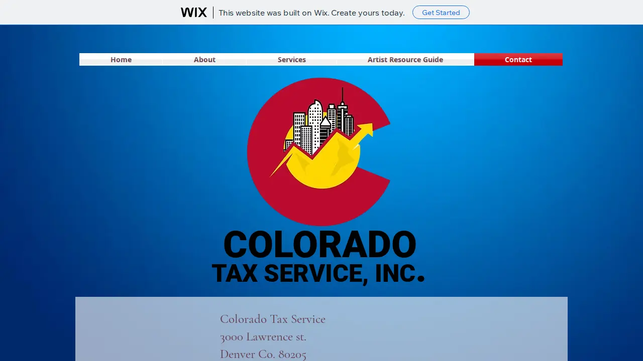 Colorado Tax Service page