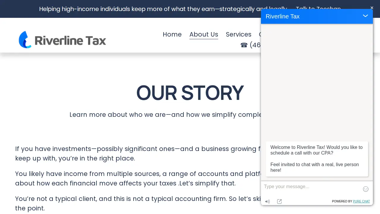 Riverline Tax page