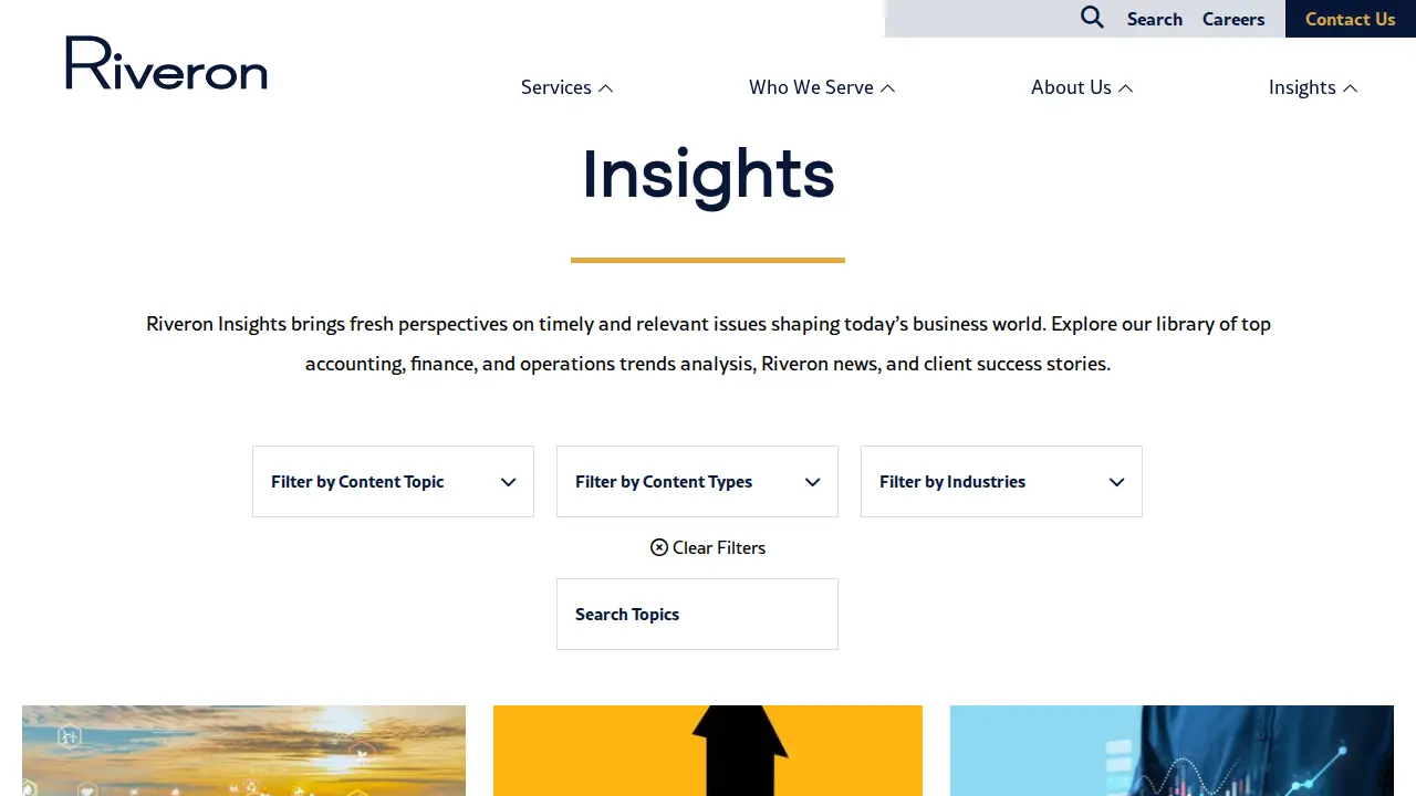 Riveron Consulting LLC page