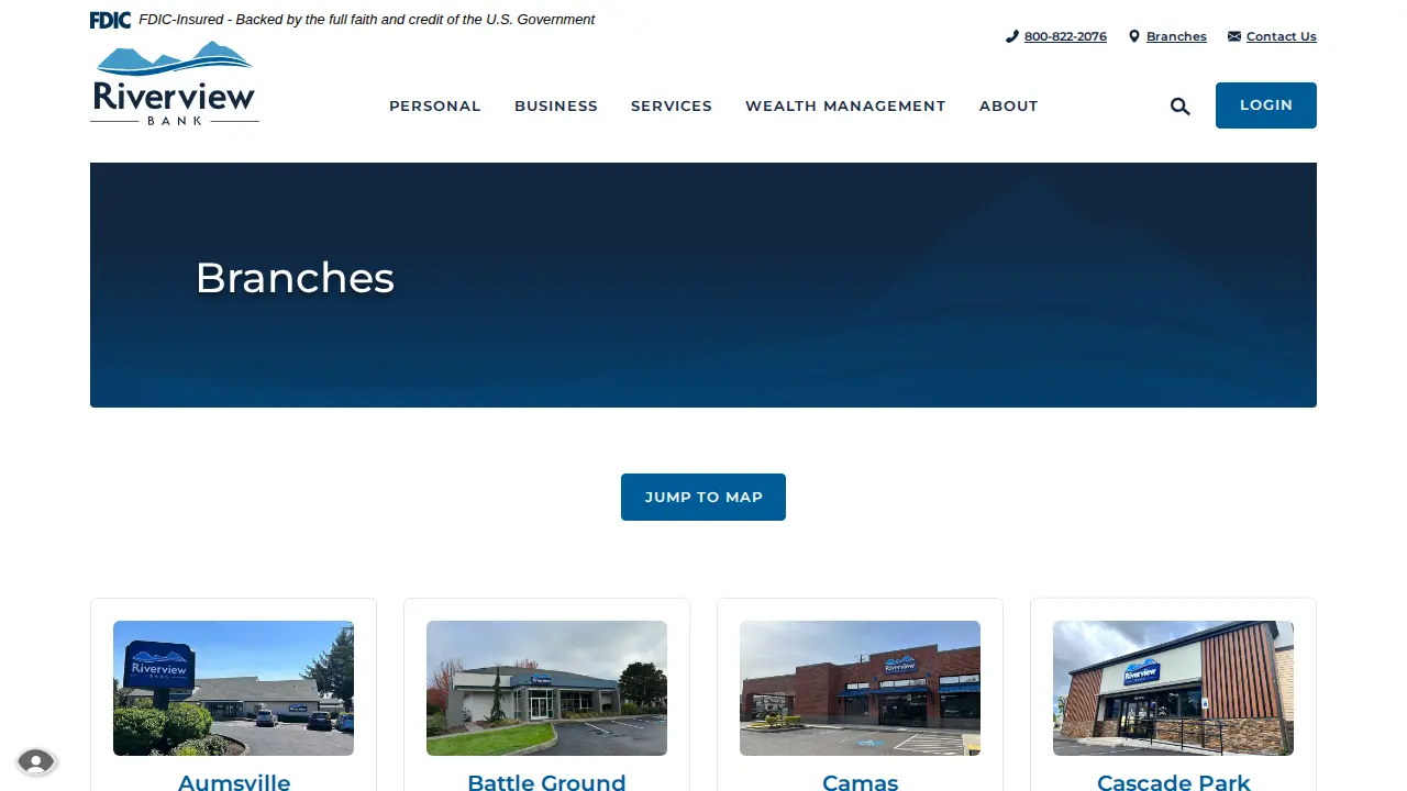 Riverview Bank page