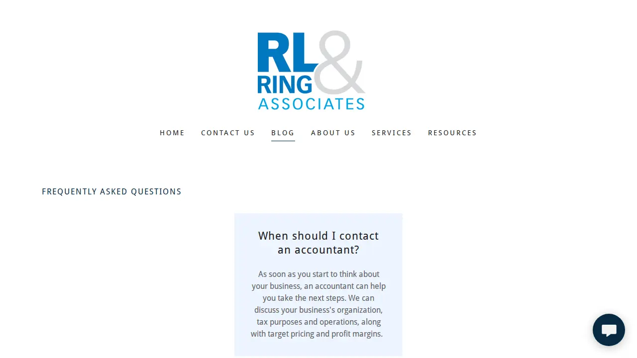 RL Ring & Associates, Ltd page