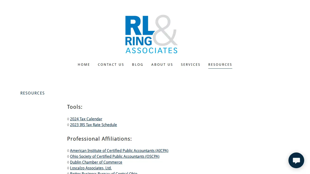 RL Ring & Associates, Ltd page