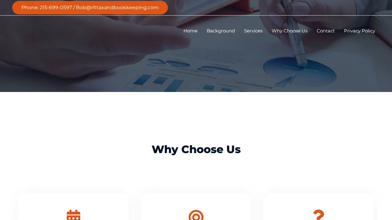 RLT Tax & Bookkeeping Services LLC page