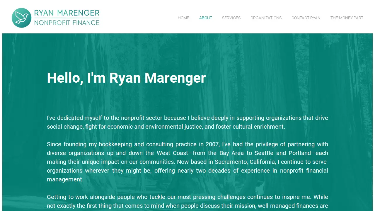 Ryan Marenger Bookkeeping page
