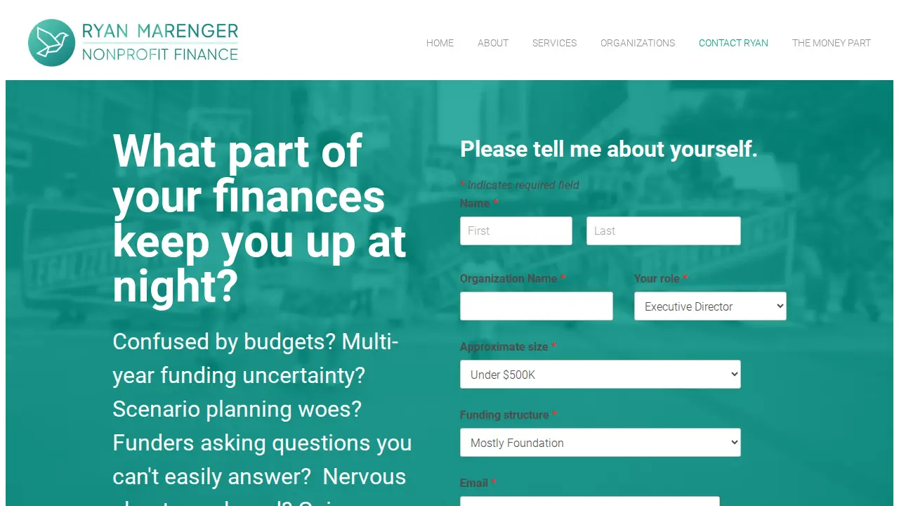 Ryan Marenger Bookkeeping page