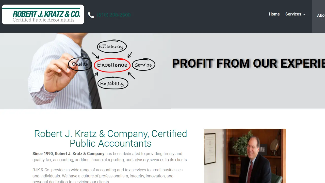 Robert J Kratz & Co page