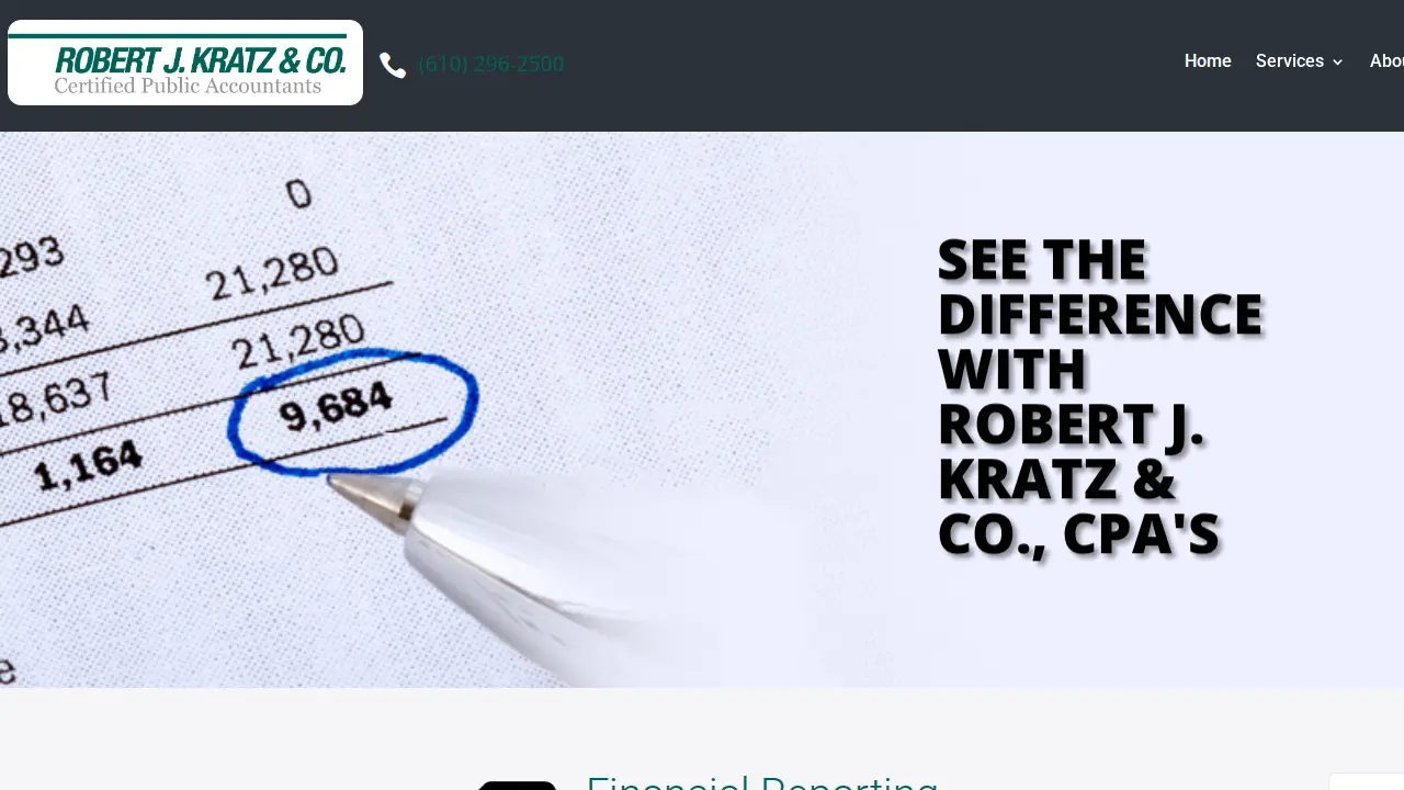 Robert J Kratz & Co page
