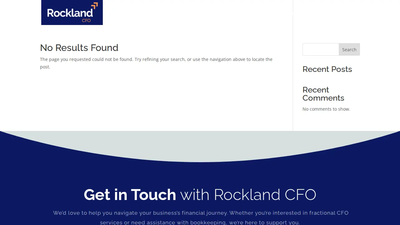Rockland CFO page