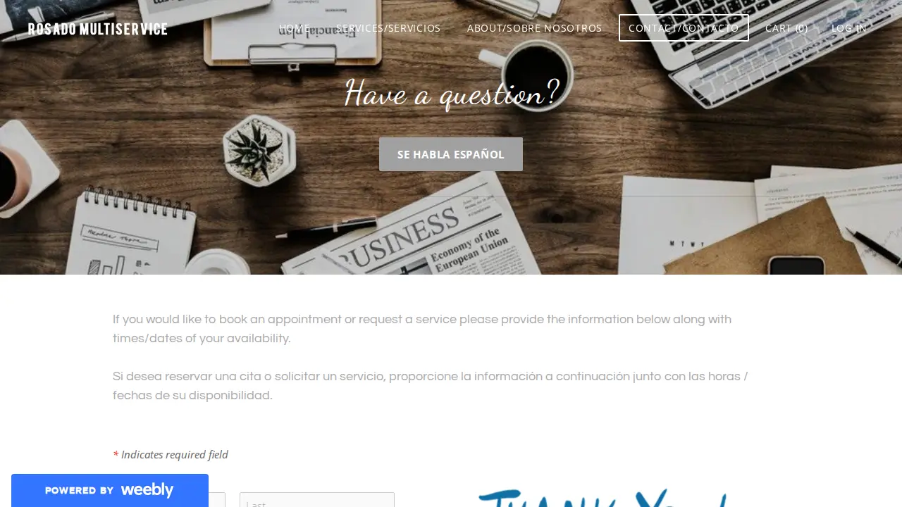 Rosado Multiservice, LLC page