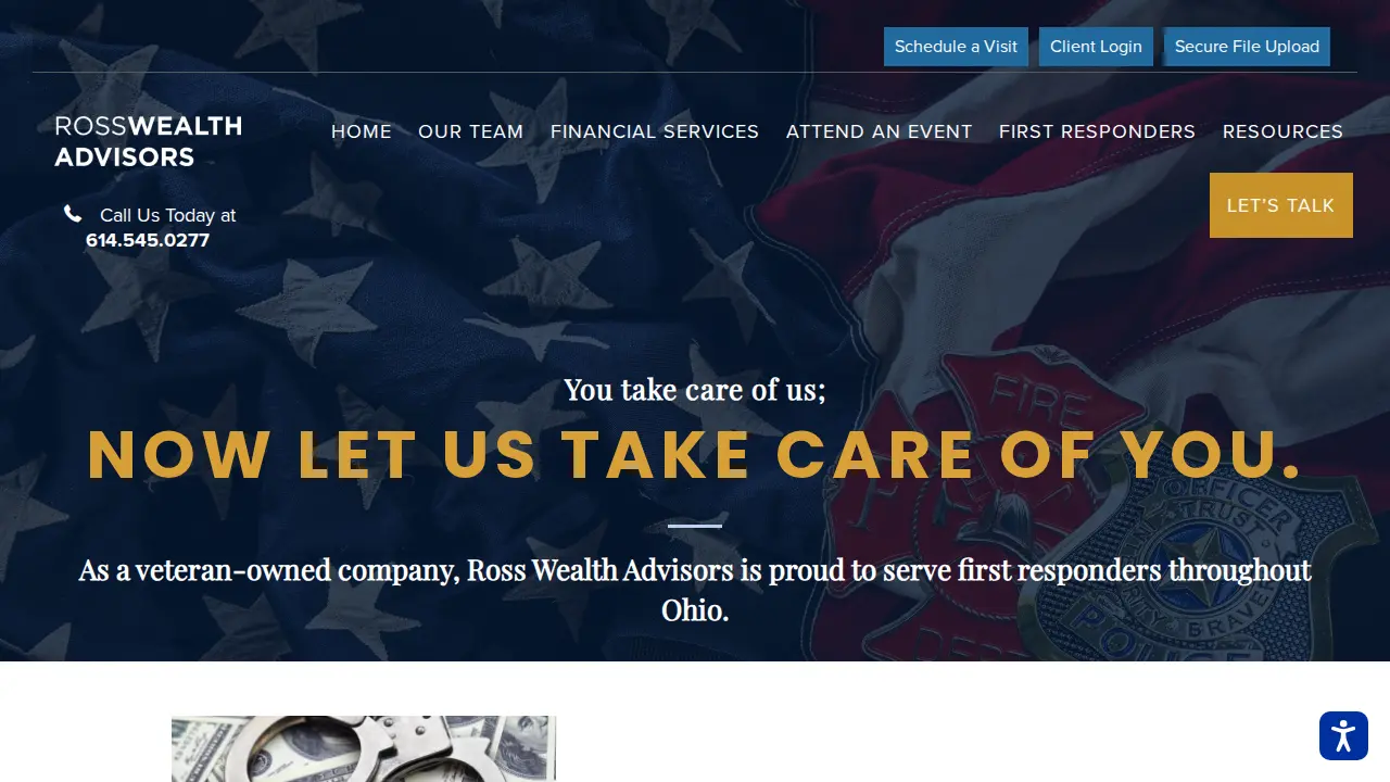 Ross Wealth Advisors page