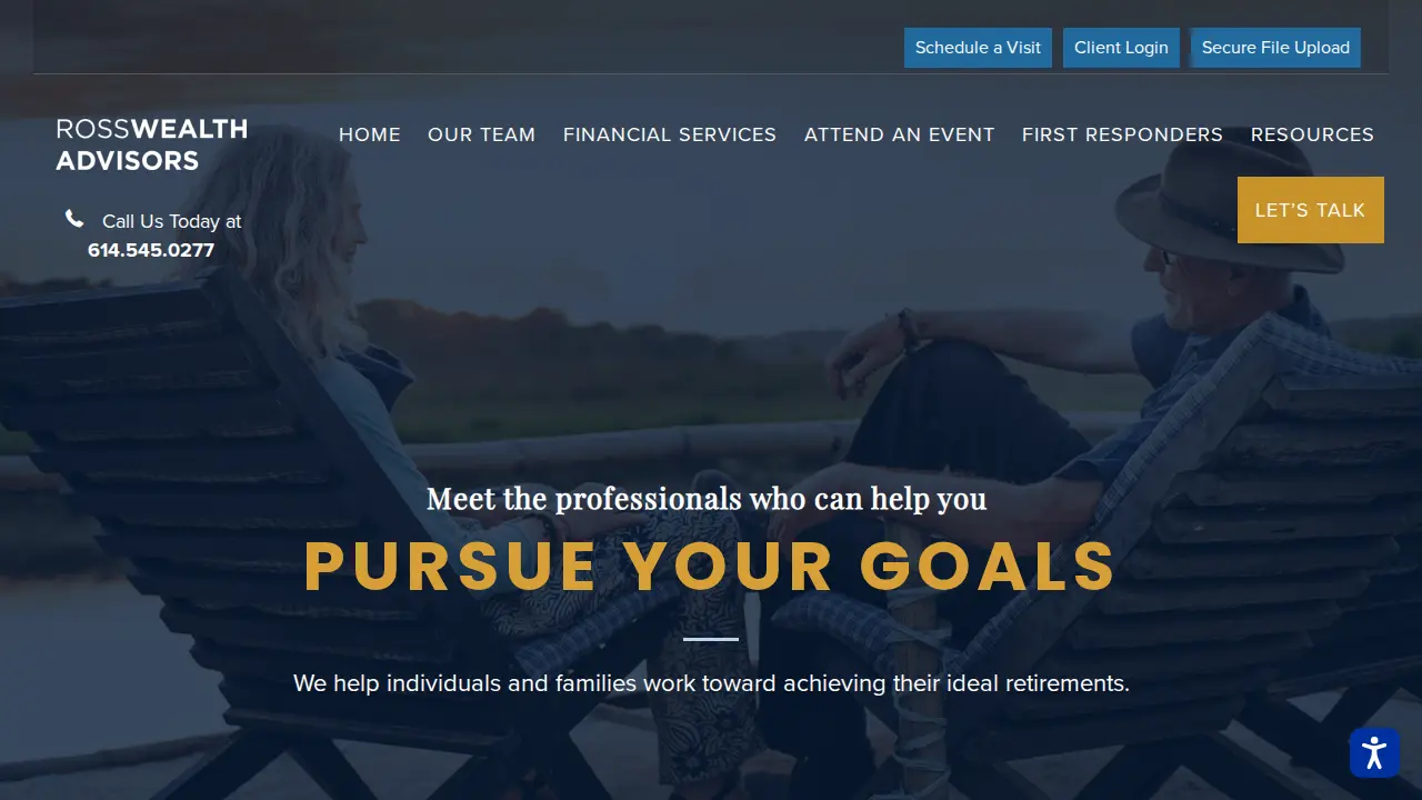 Ross Wealth Advisors page