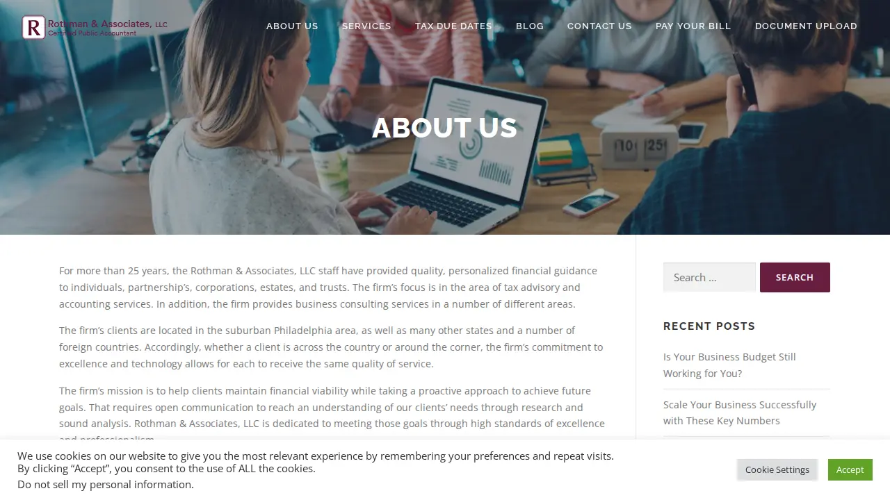 Rothman and Associates LLC page