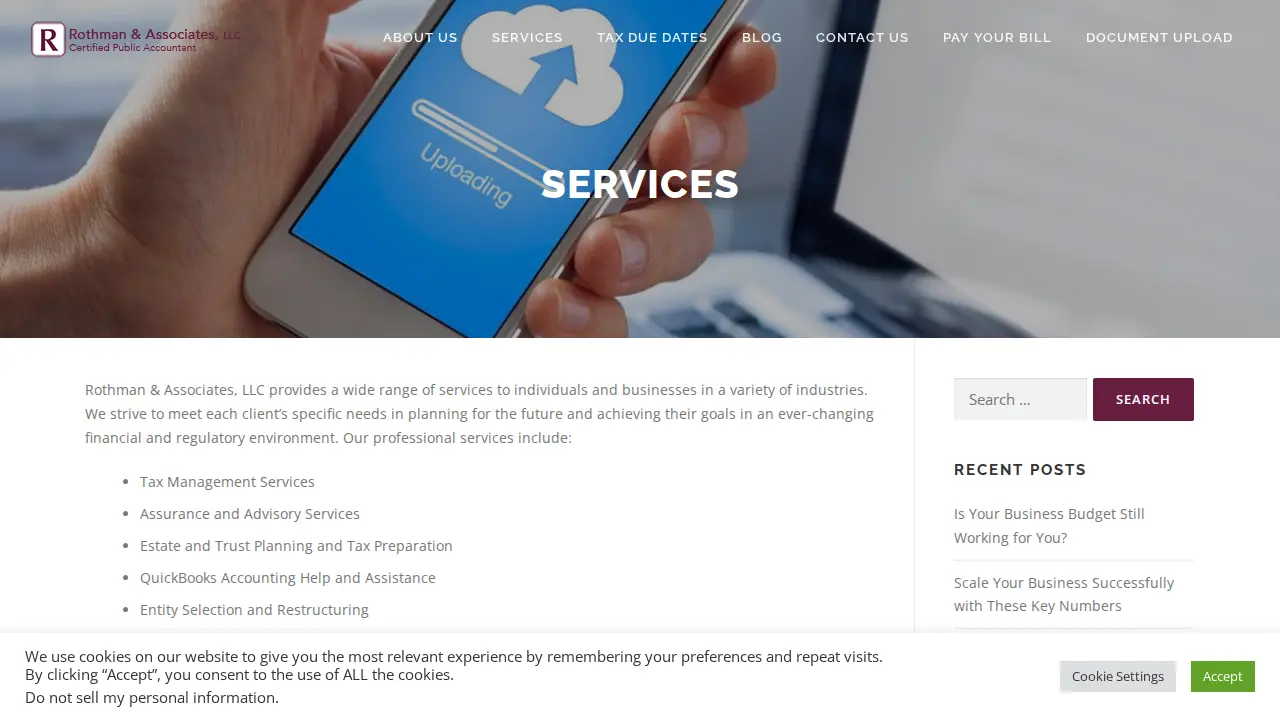 Rothman and Associates LLC page