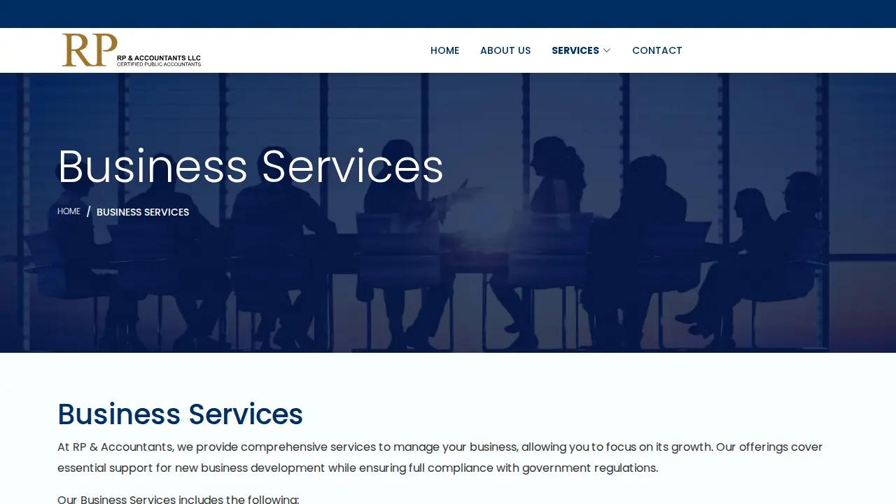 RP & Accountants LLC - Roshan Patel, CPA page